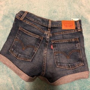 High waisted levis shorts